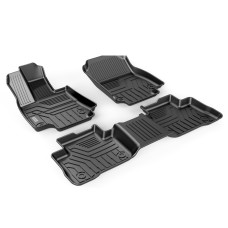 [US Warehouse] 3D TPE All Weather Car Floor Mats Liners for Toyota RAV4 2019-2020 (1st & 2nd Rows)